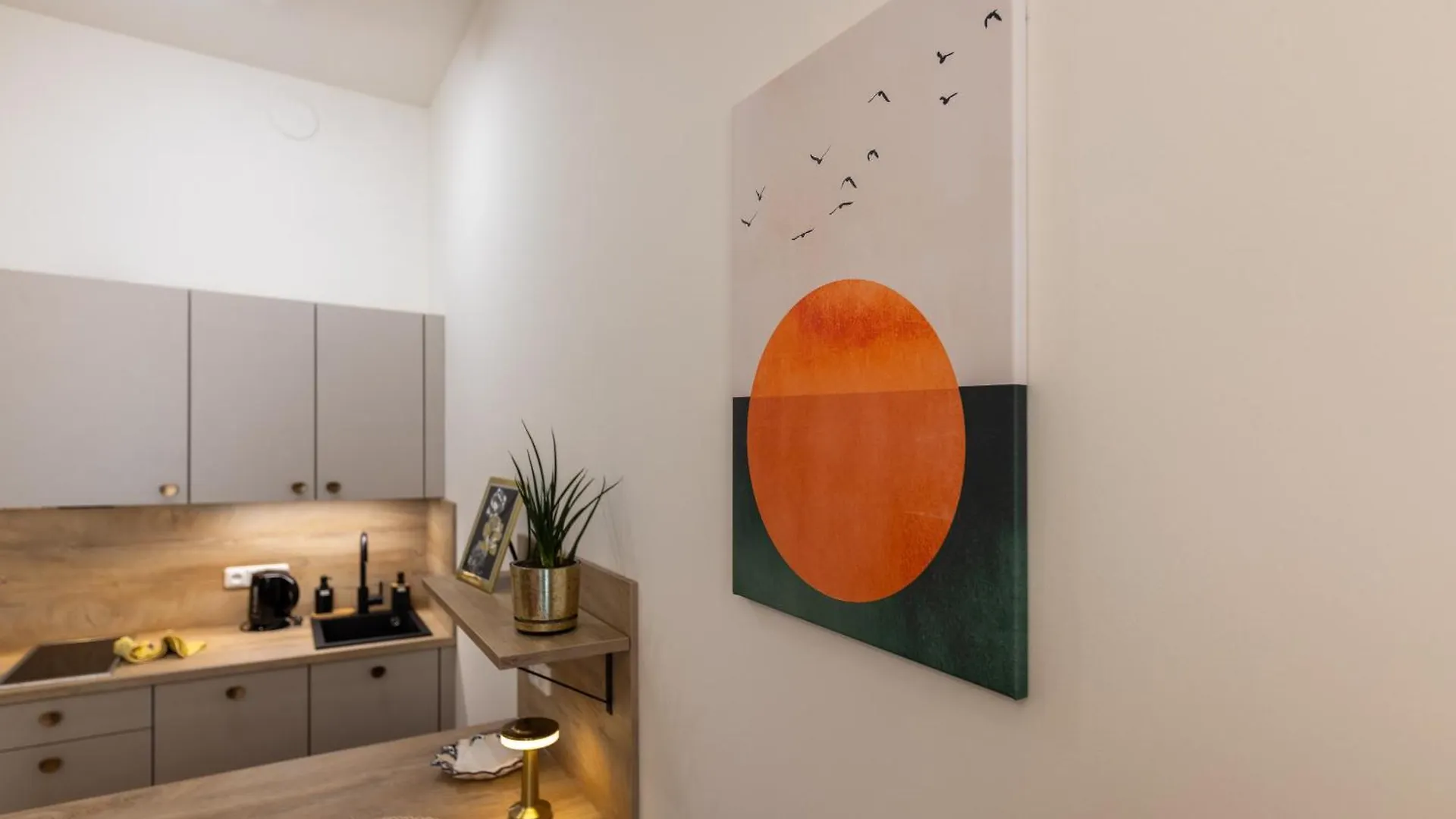 Lejlighed Zizkov Nest Serene Studio Retreat Prag